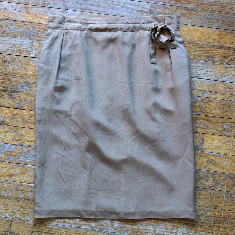 Ann Klein II Silk Skirt